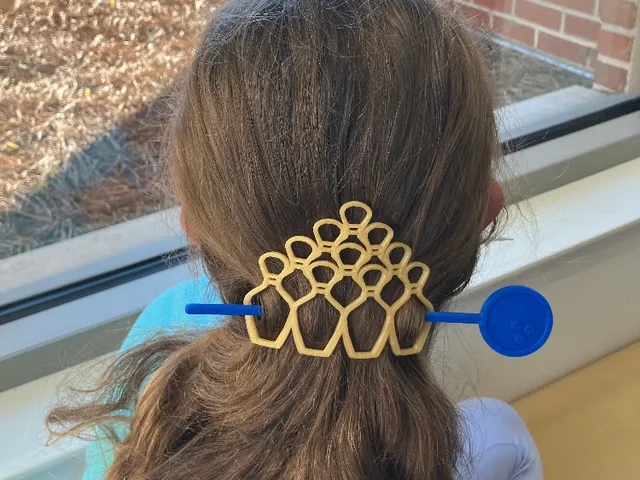 Bowling Hair Pin