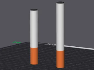 Fake cigarettes 72mm & 84mm by Librarian_wizard | Download free STL model