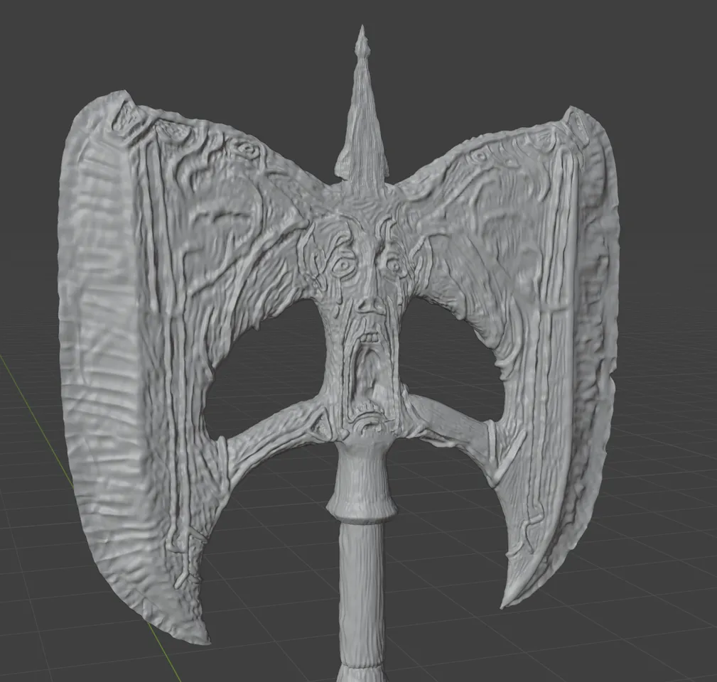 Axe of Ysgramor (Wuuthrad) by Brandon Hope | Download free STL