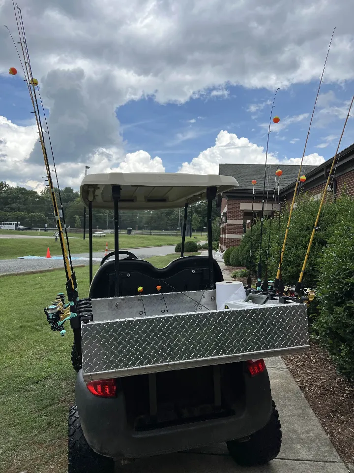 Fishing rod holder for side of golf cart by Wyatt | Download free STL model  | Printables.com