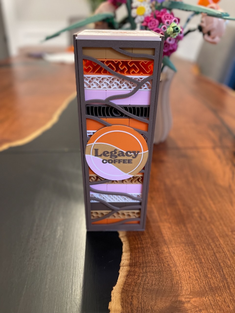 Stacking Block Game with Customizable Box