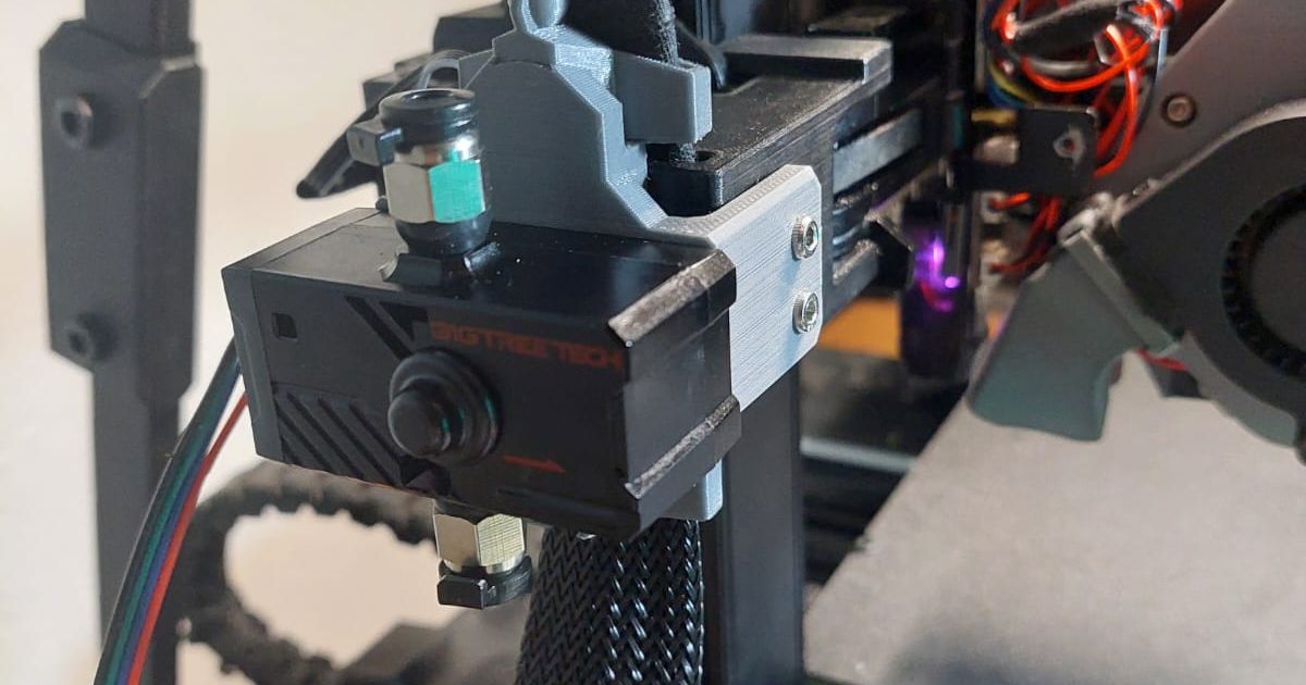 BTT SFS Mount for Vertical E3V3KE Cable Bracket by DomLuck Download
