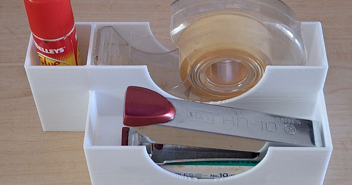 Stationery Tray by Purrcreate Download free STL model