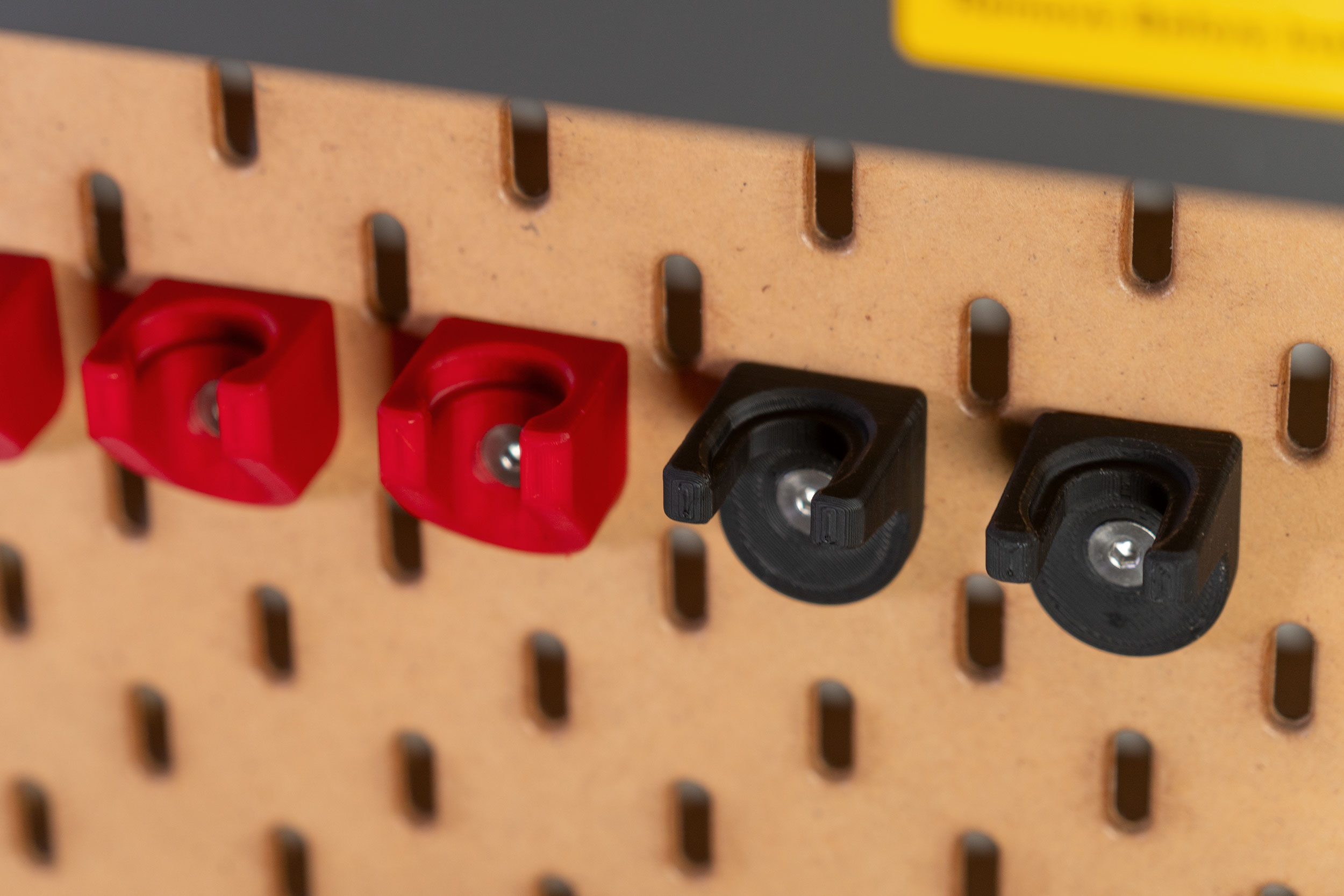Small Ball Head/Ball Arm Hanger for IKEA Skadis Pegboard
