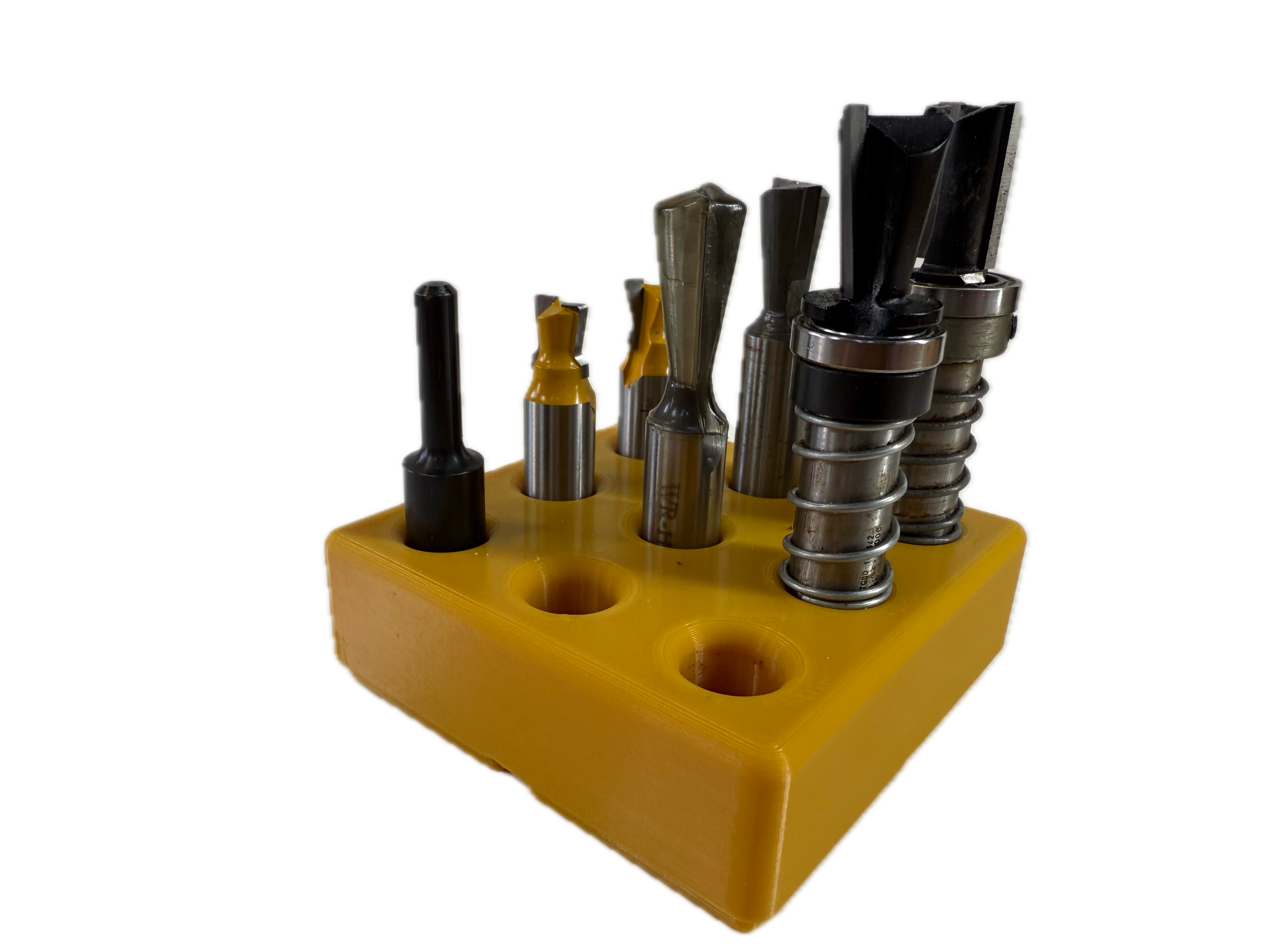 Miniatura 9 do modelo 3D Gridfinity Router Bit storage trays