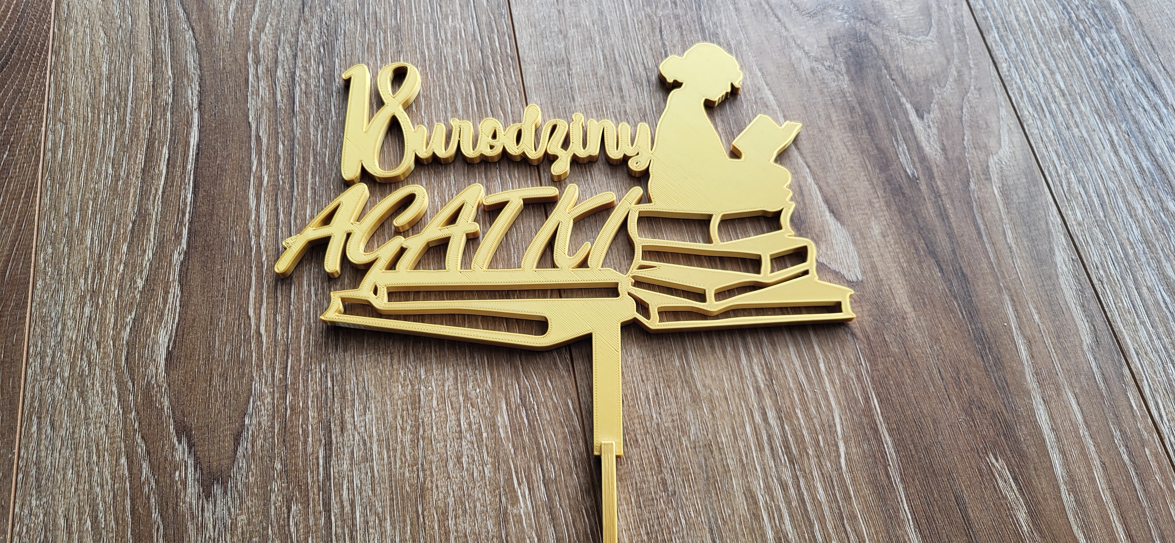 18th Level Birthday Cake Topper