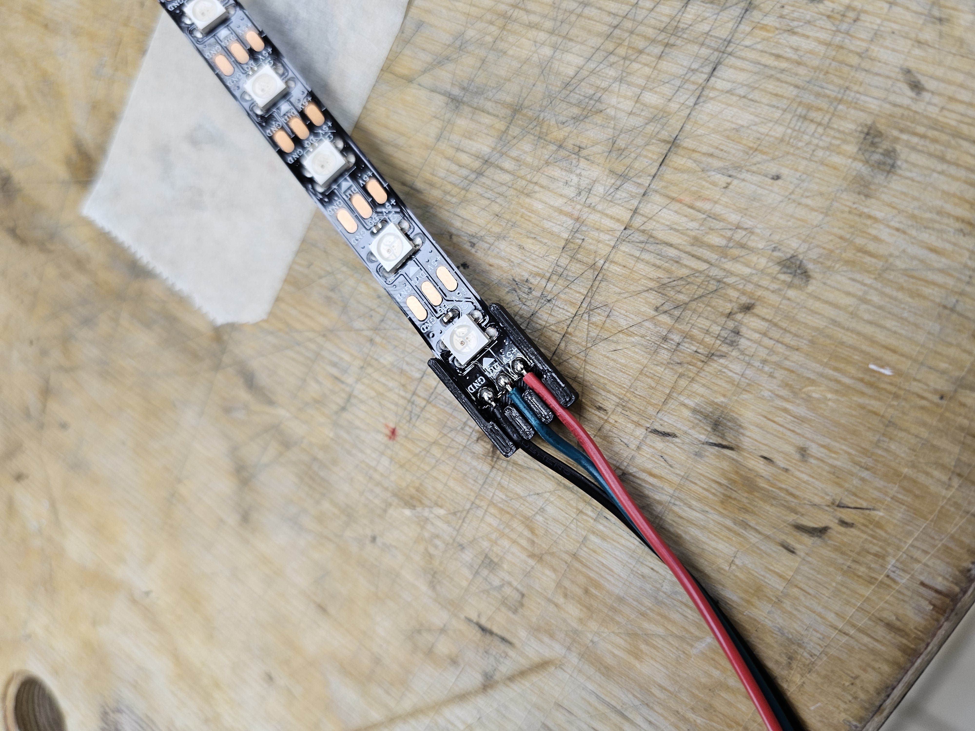 WS2812B, 3 PIN, Connector, LED Strip Stecker
