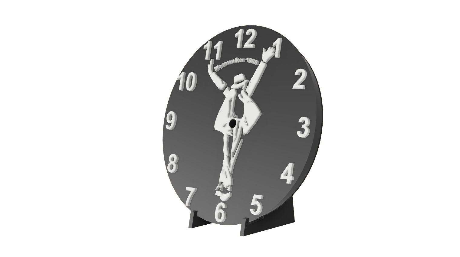 MJ Moonwalk Clock