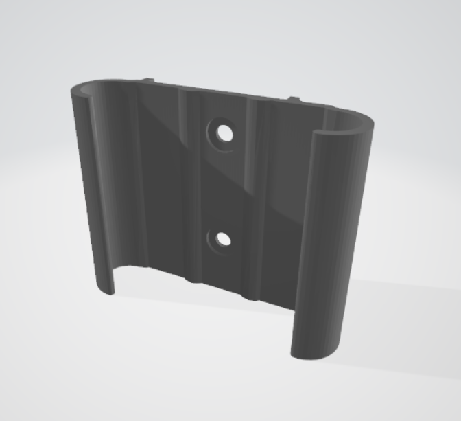 Samsung T7 Schield bracket with screw holes 8mm head