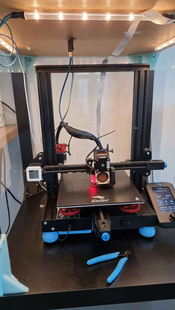 Ikea Lack Filament Runout Sensor and Guide