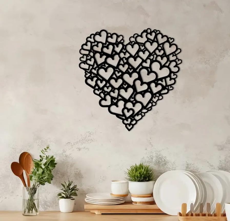 Large Heart Wall Art by Jura Švébiš Download free STL model
