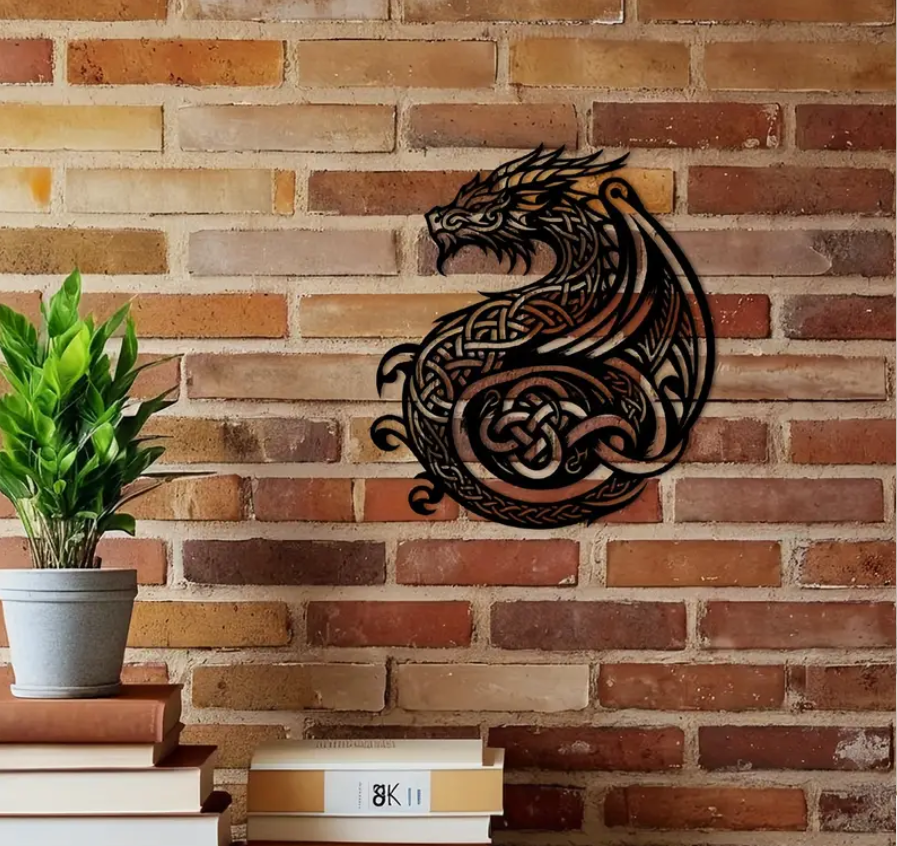 Celtic Dragon Wall Art by Jura Švébiš Download free STL model
