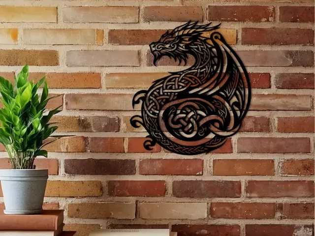 Celtic Dragon Wall Art