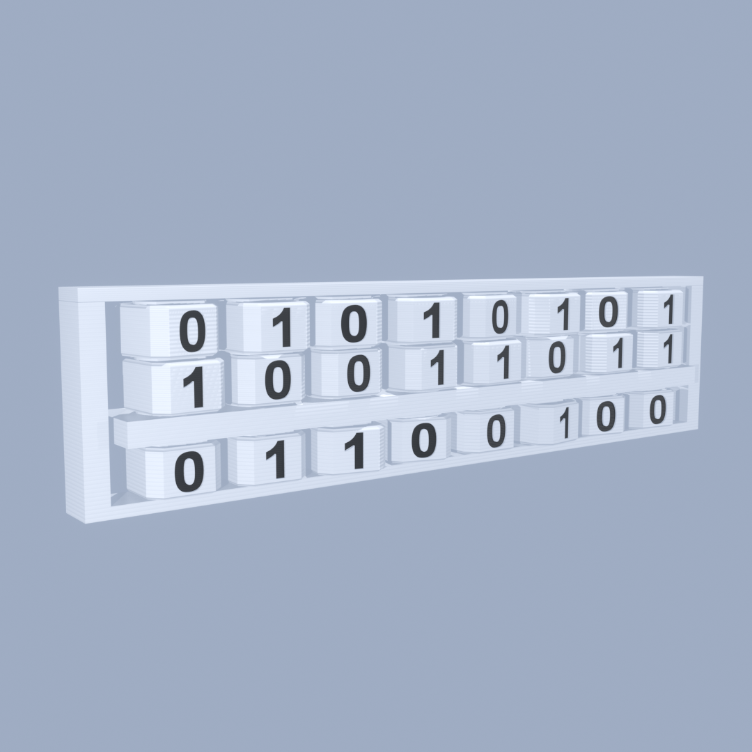 Binary Abacus Counter | Educational Tool by 0VER1DE | Download free STL ...