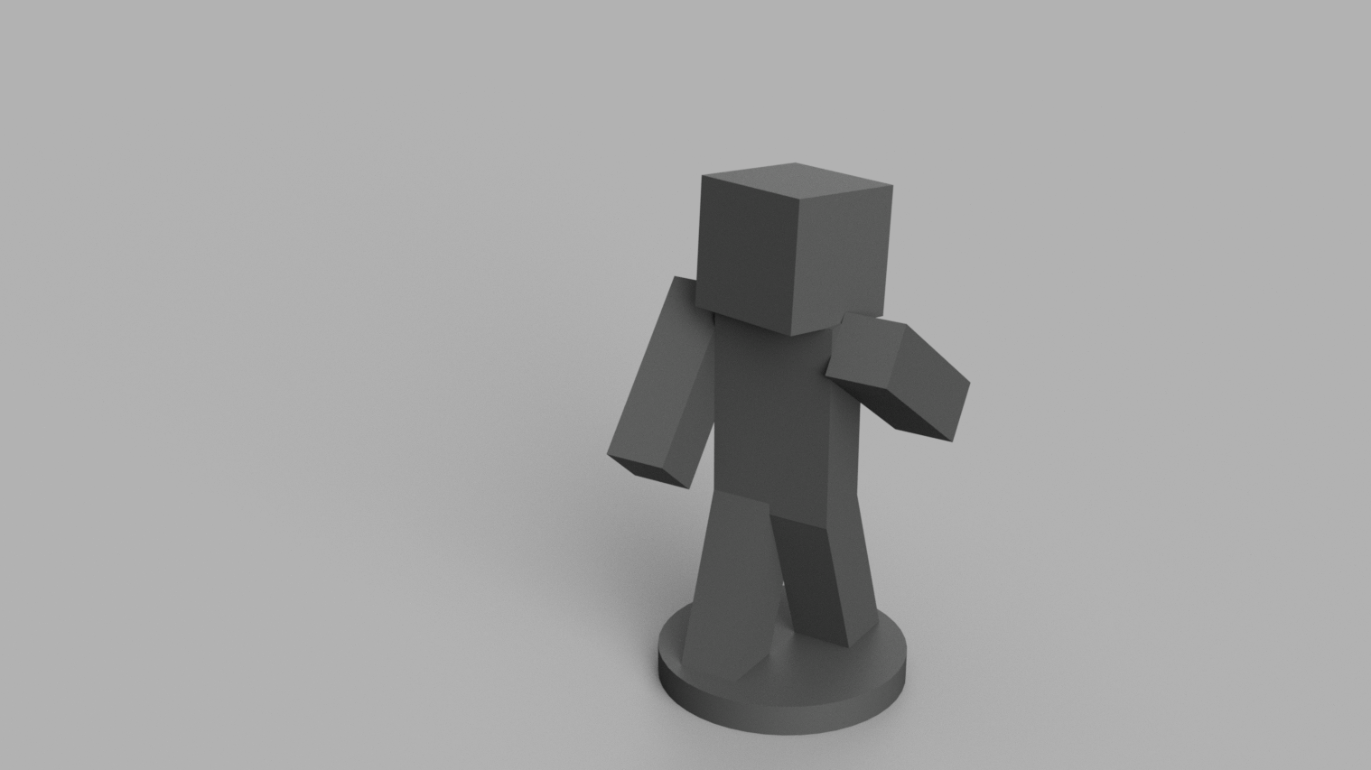 Minecraft statue