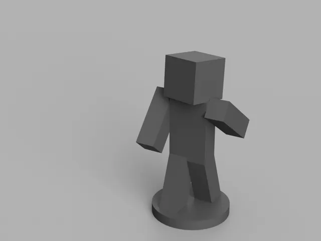 Minecraft statue