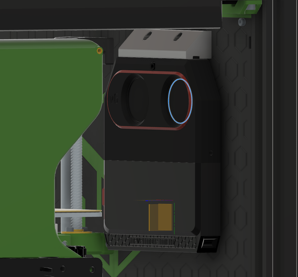 Nevermore V6 Mount for E3NG 3D model thumbnail