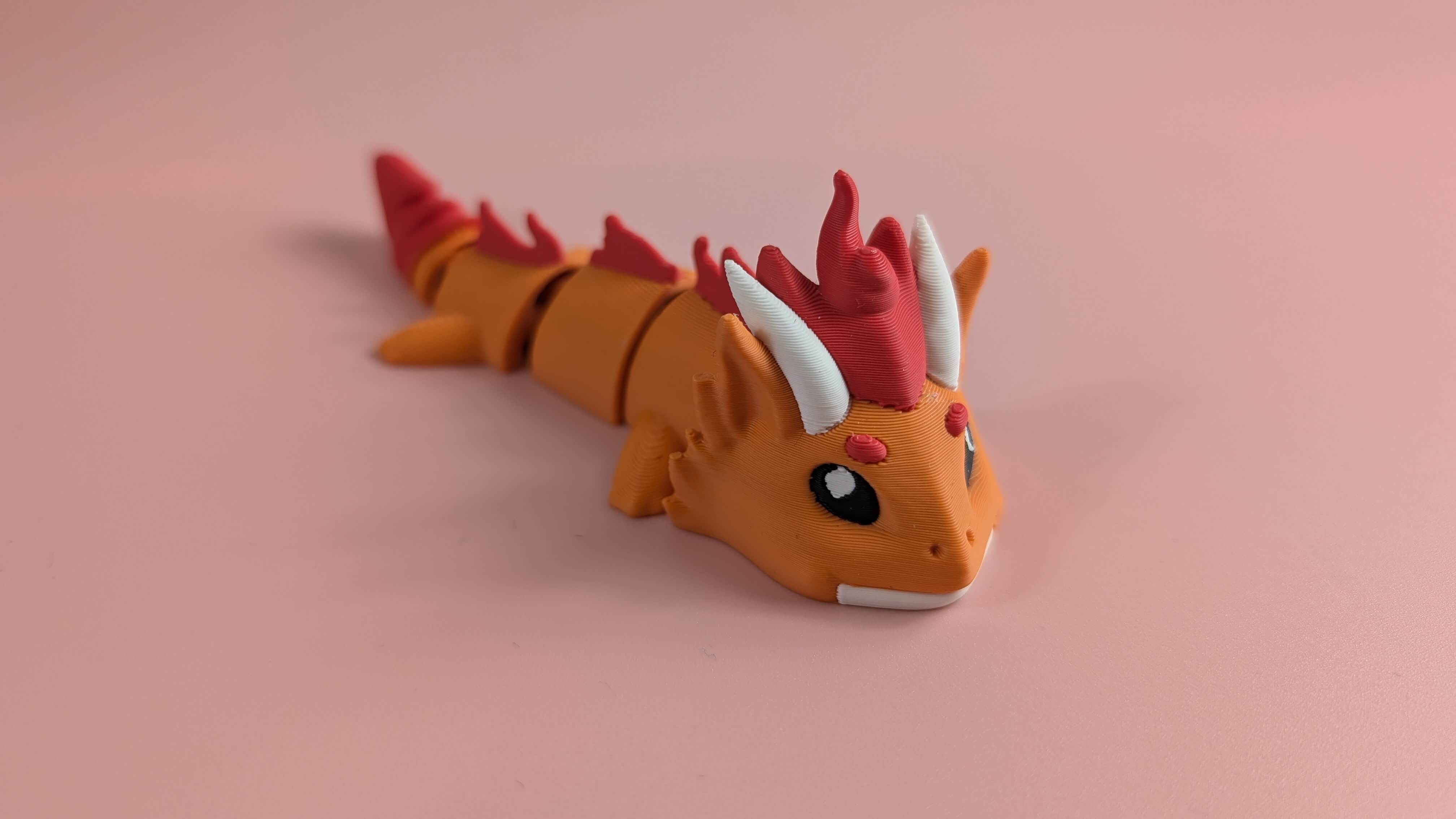 Fire Dragon - Articulated Figure Keychain