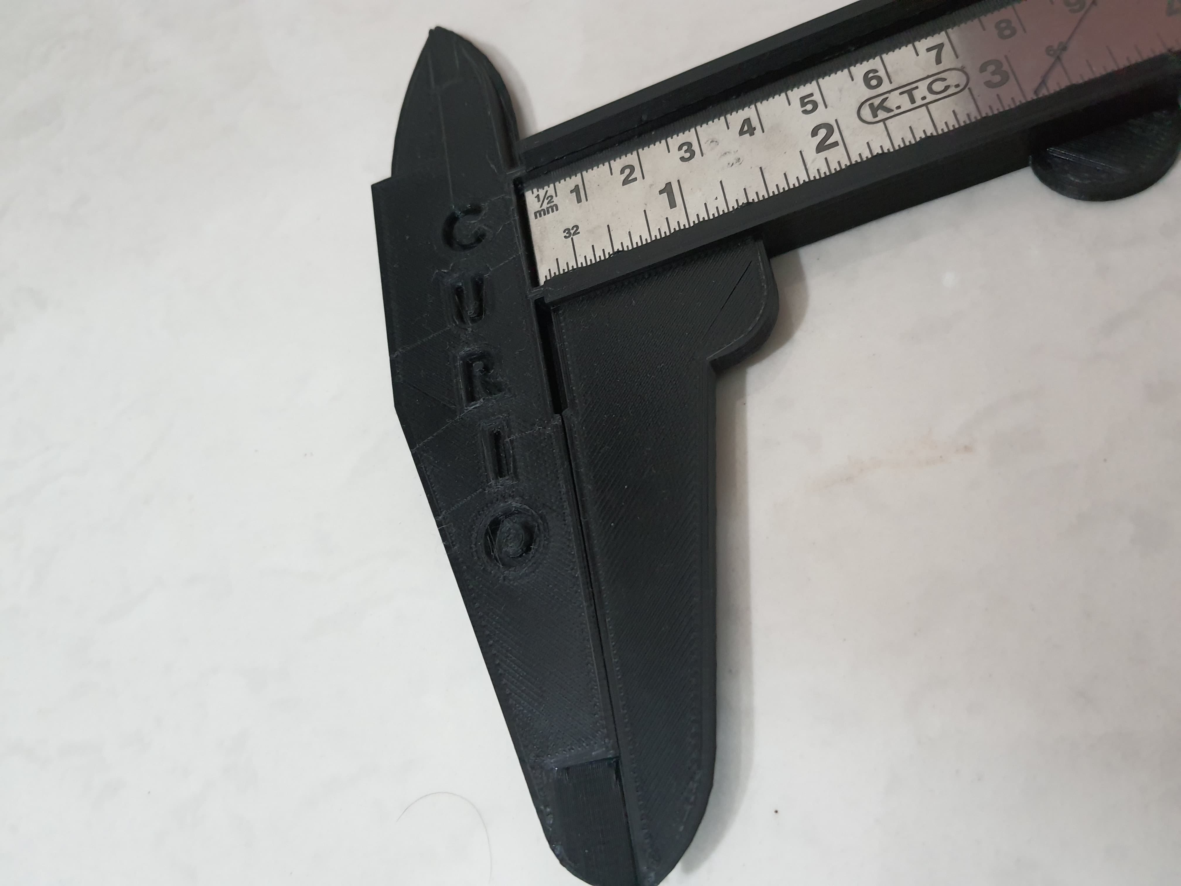 BIG VERNIER CALIPER WITH REAL STEEL SCALE by Curio 3D Download free