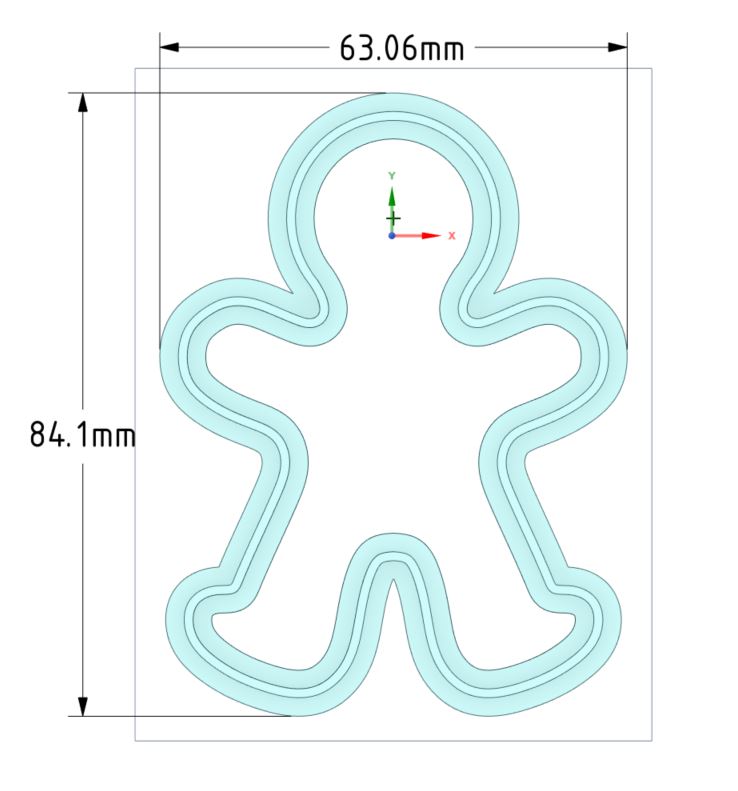 Gingerbread Man Cutter — miniatura 3