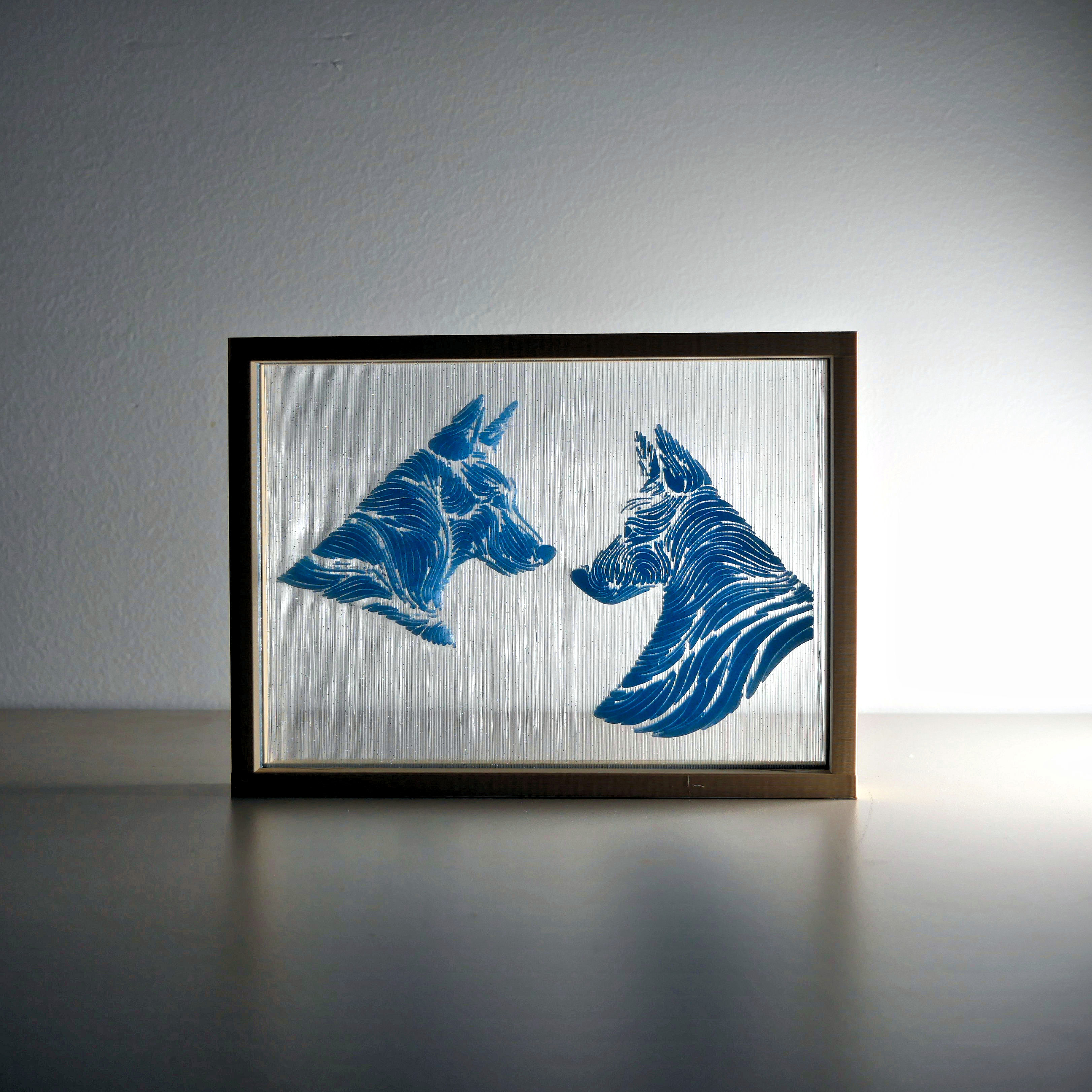 Dogs String Art