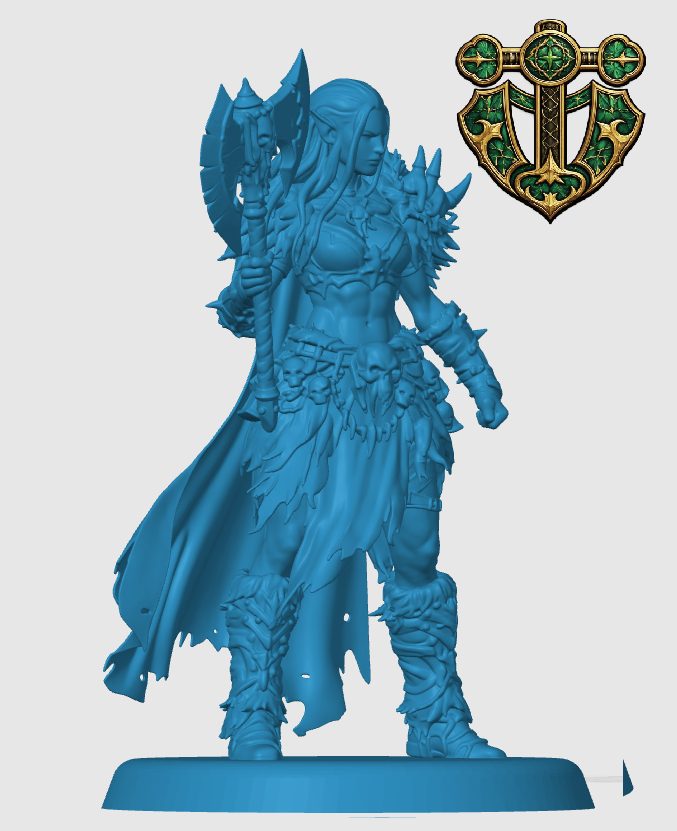 Drow Barbarian — miniatura 3