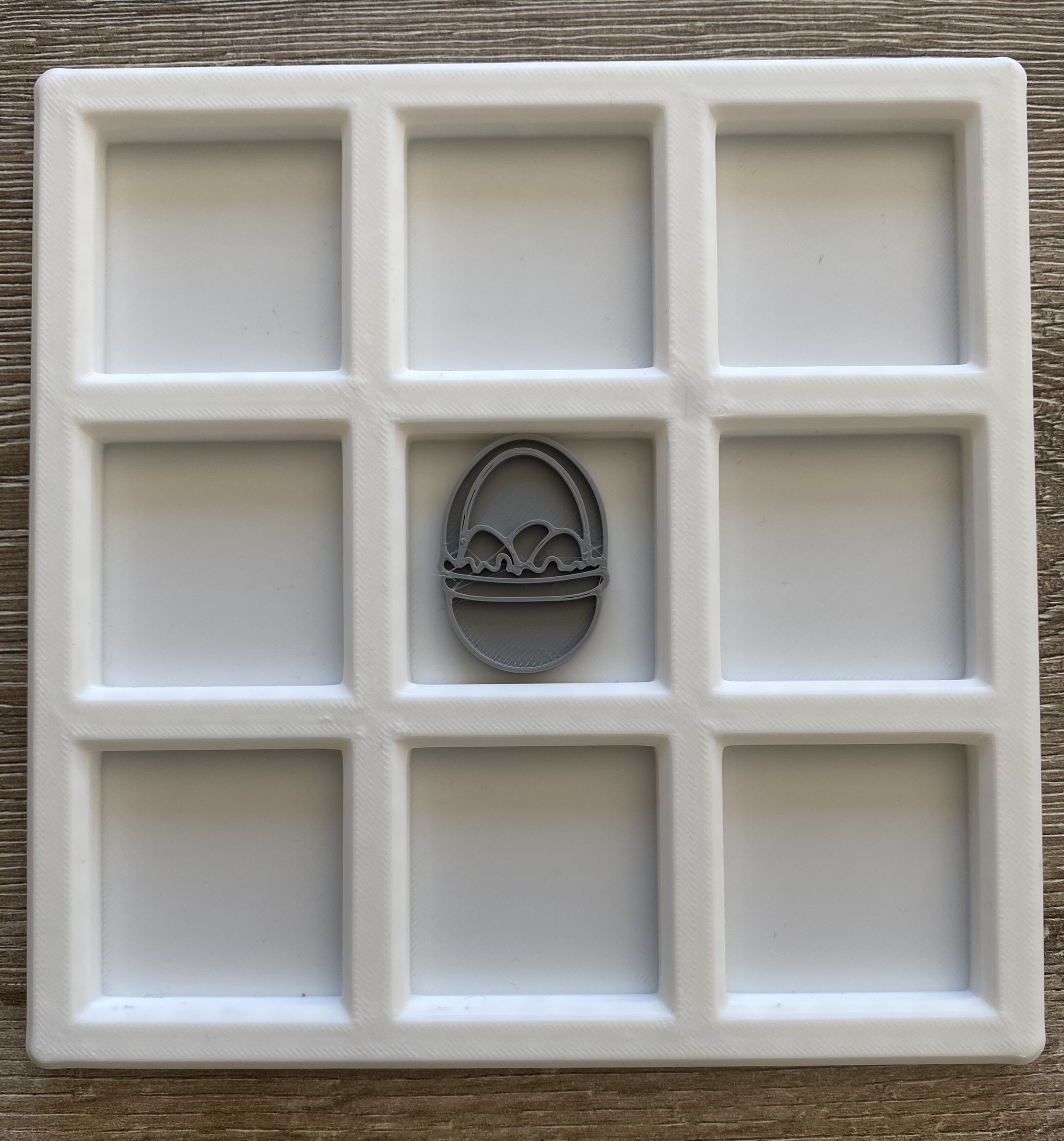 Miniatura 2 do modelo 3D Tic, tac, toe easter edition
