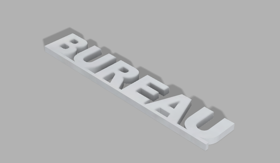 Affiche Bureau