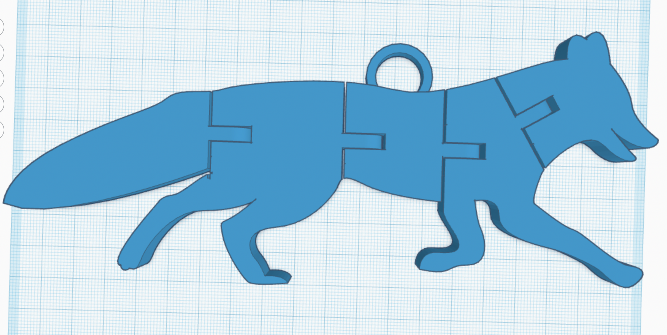 Fox toy or keychain