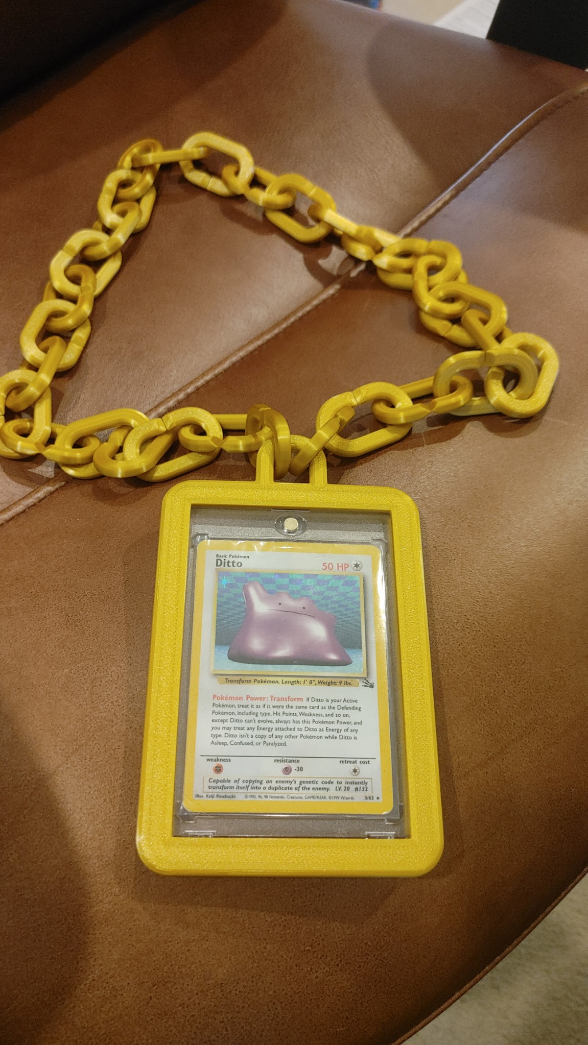 Card Protector Holder Necklace