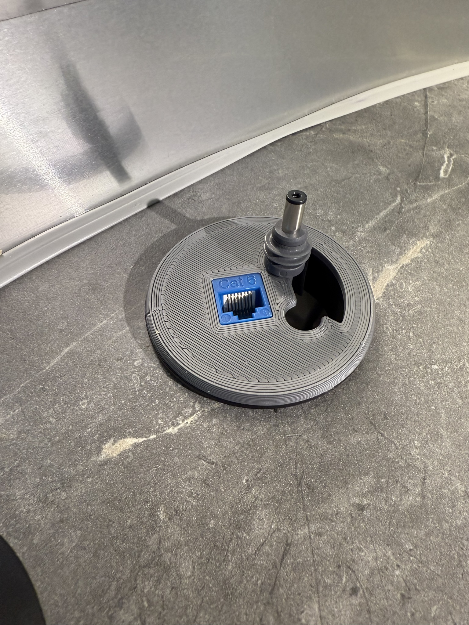 Airstream Desk Keystone Ethernet Jack