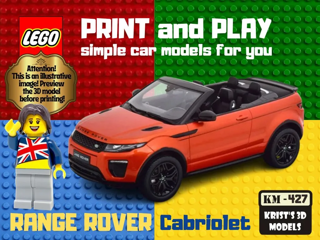 LEGO RANGE ROVER CABRIOLET by Mgr. Pavel Krist | Download free STL ...