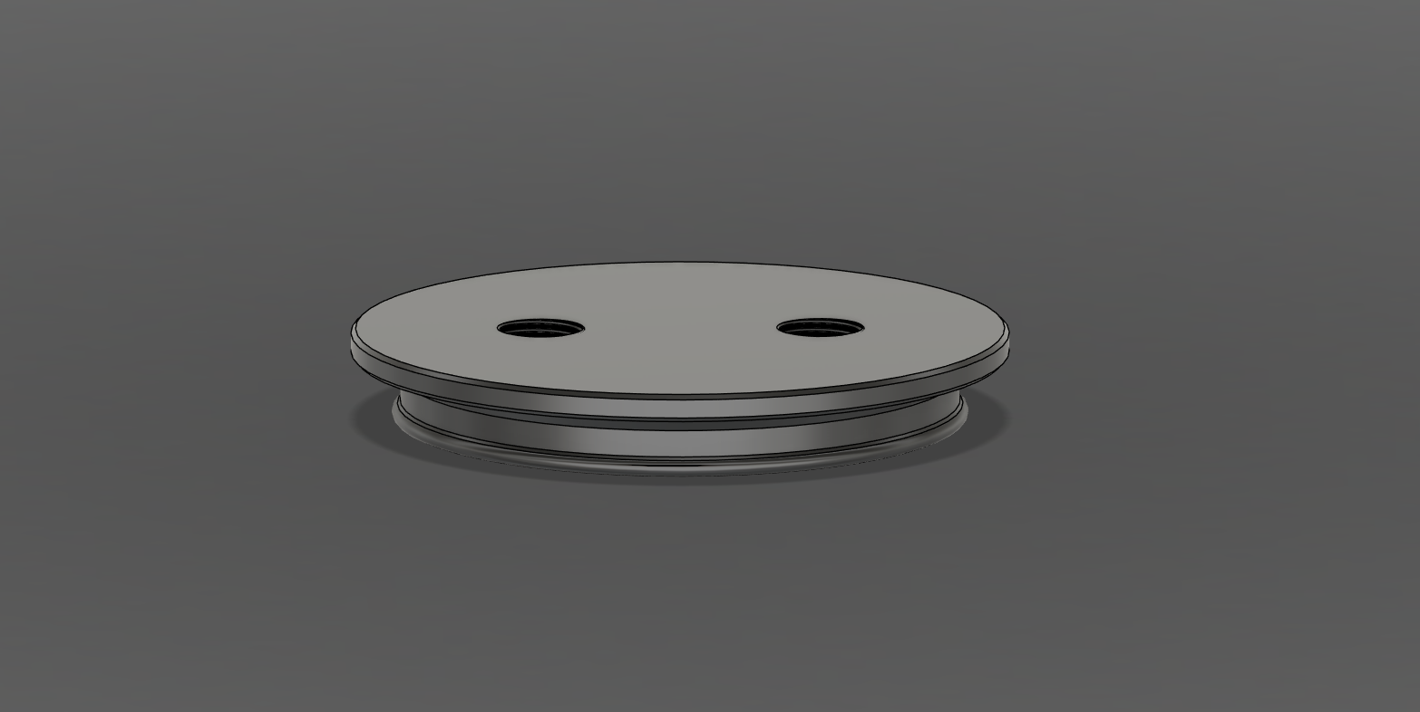 PTFE passthrough Dyna Dry Box / Filament Box 4L | Deckeleinsatz Dyna Dry Box 4L