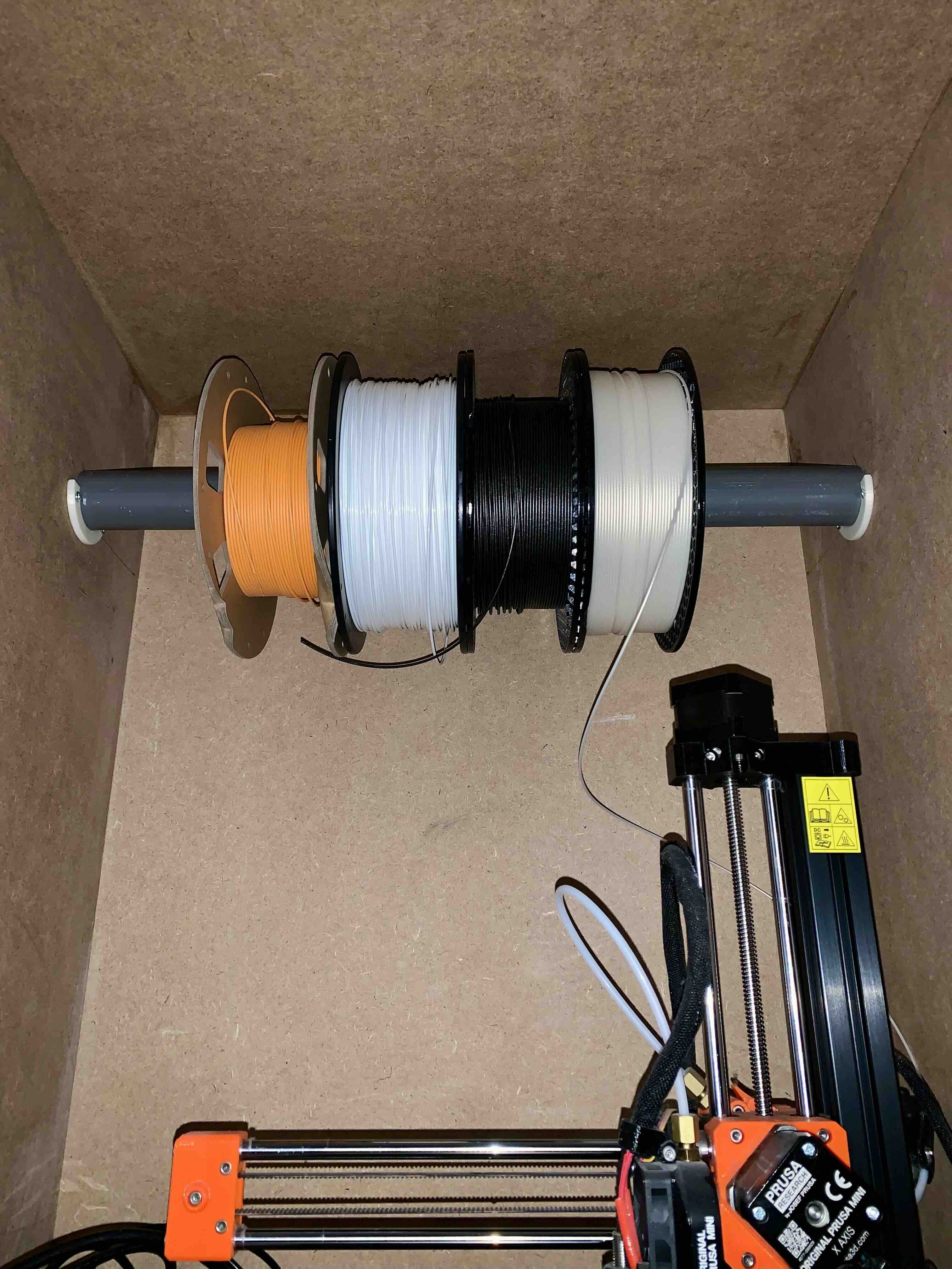 PVC pipe spoolholder support by rambobinator Download free STL model