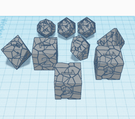 cracked dice set — thumbnail 2