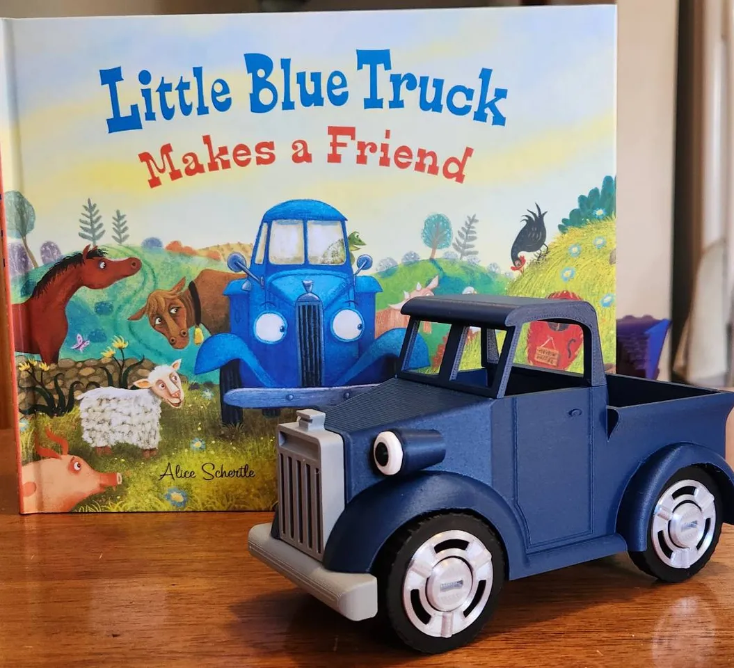 Little Blue Truck Toy by KobraC0mmander | Download free STL model | Printables.com for Free Little Blue Truck Printables