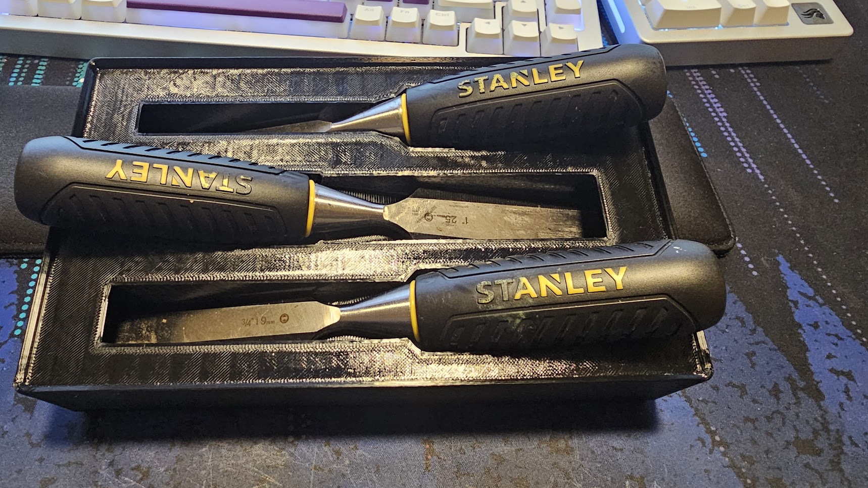 Stanley Chisel Set - Gridfinity — thumbnail 2