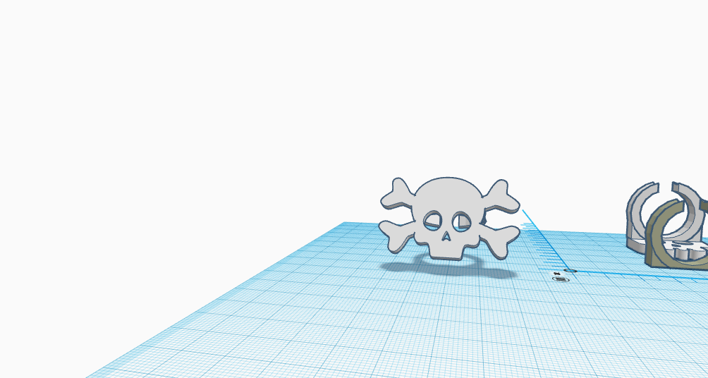 Miniatura 2 do modelo 3D Skull & Crossbones Rings