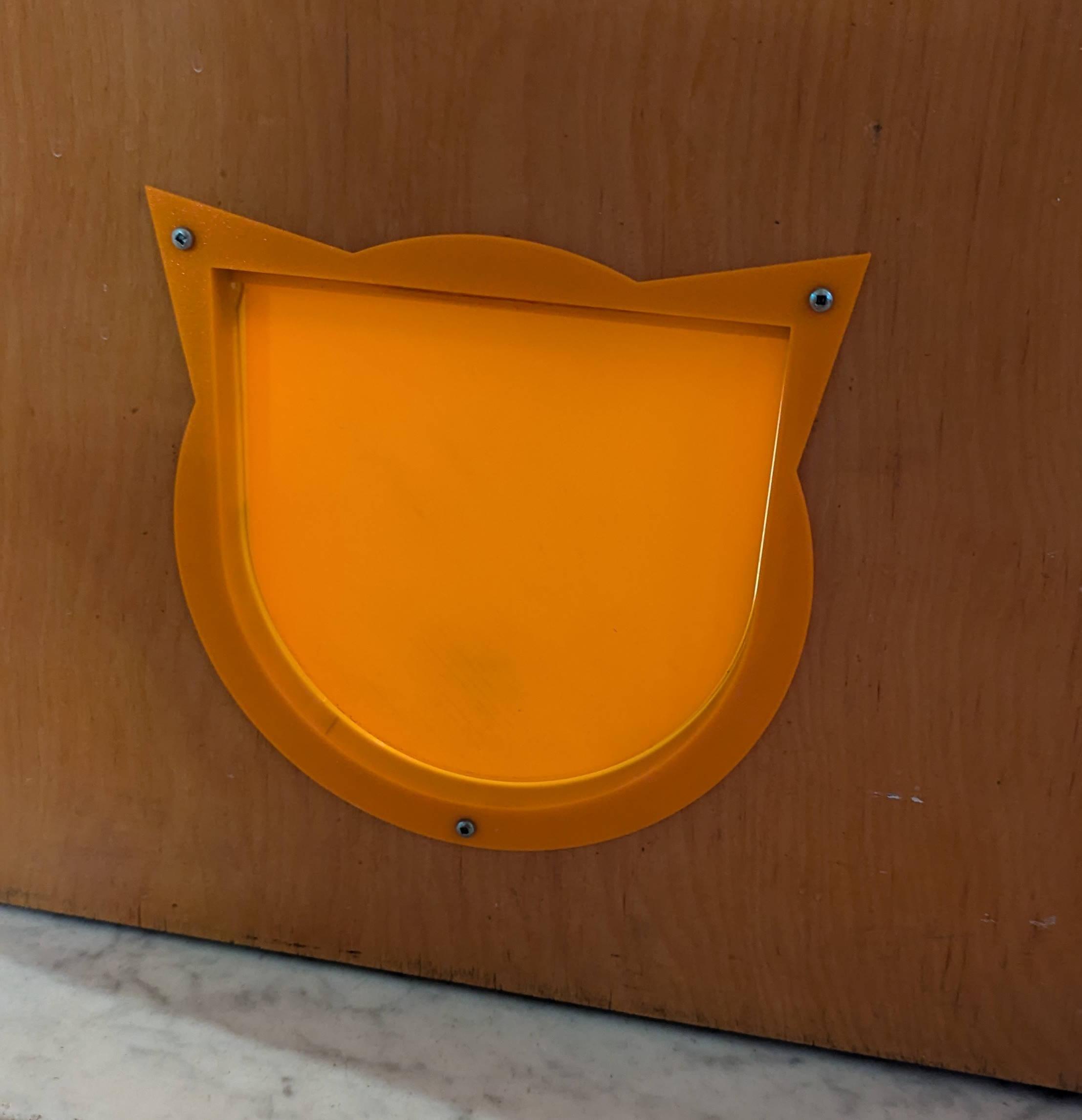 Cat door by azdesign Download free STL model