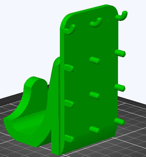 PS5 DualSense Controller mount for pegboard — miniatura 2