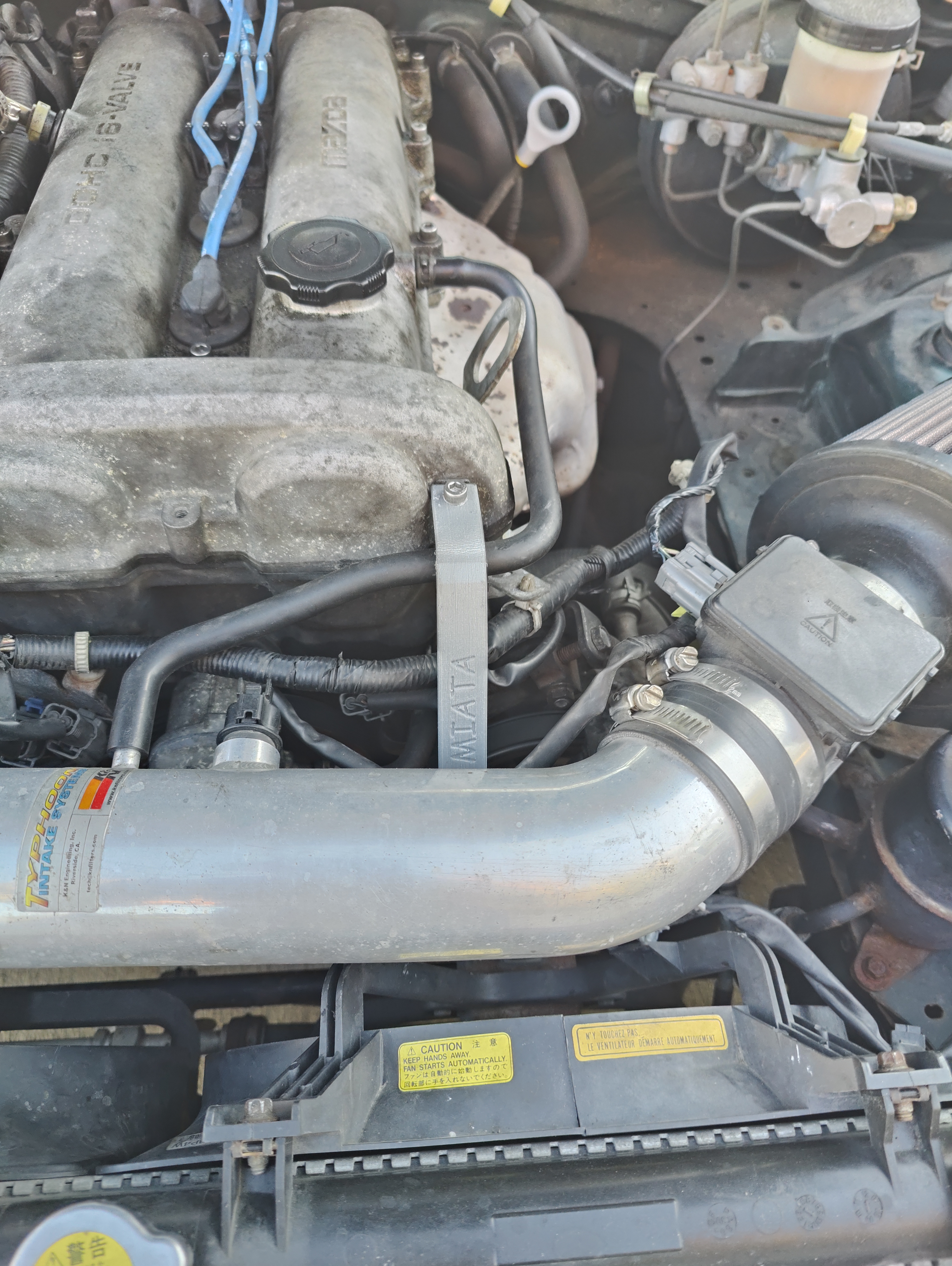 Mazda Miata Aftermarket intake support