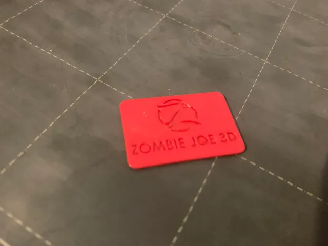 Quick Bed Adhesion Printing Test