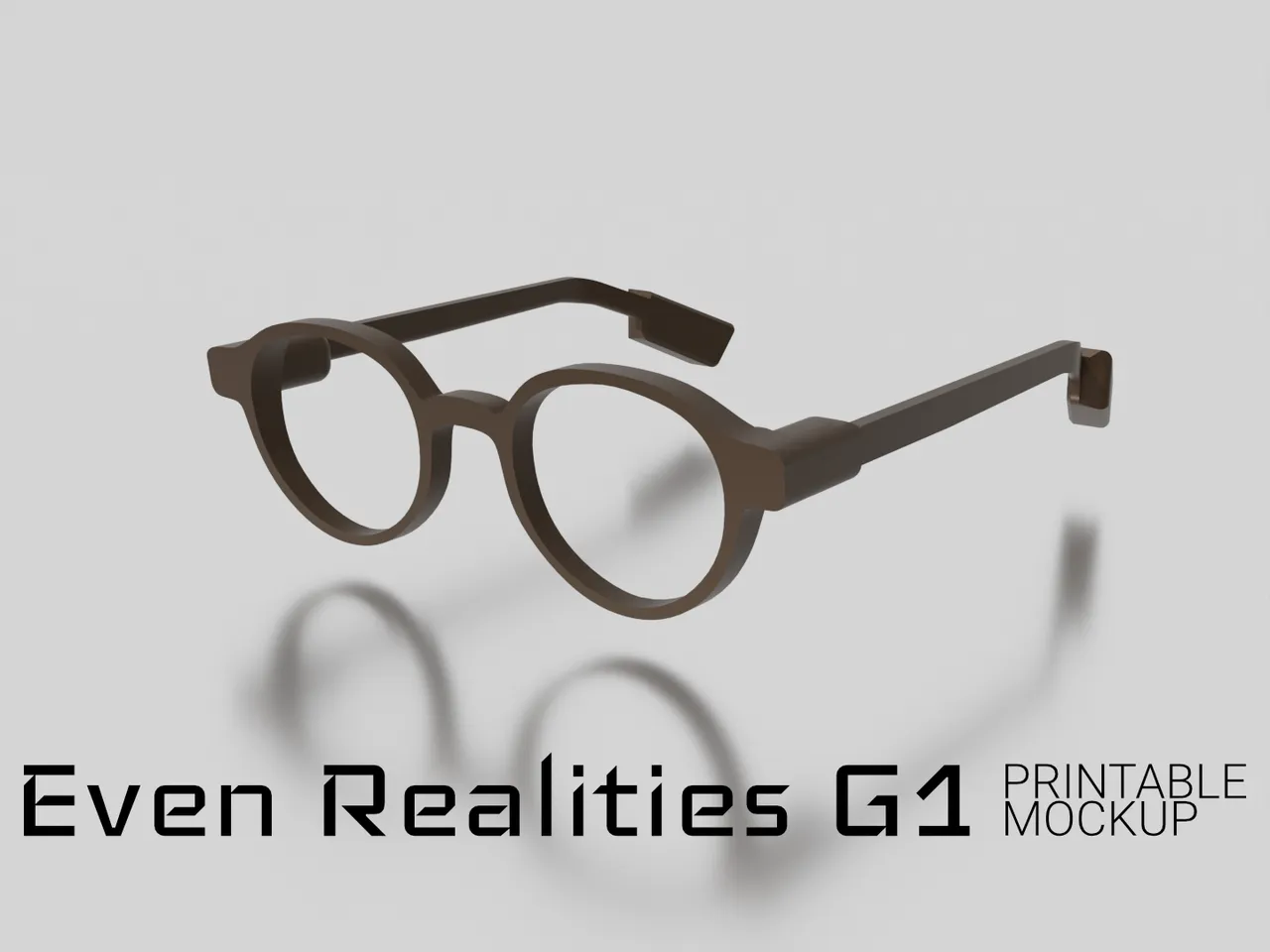 Even Realities G1 Mockup by Spartan | Download free STL model 