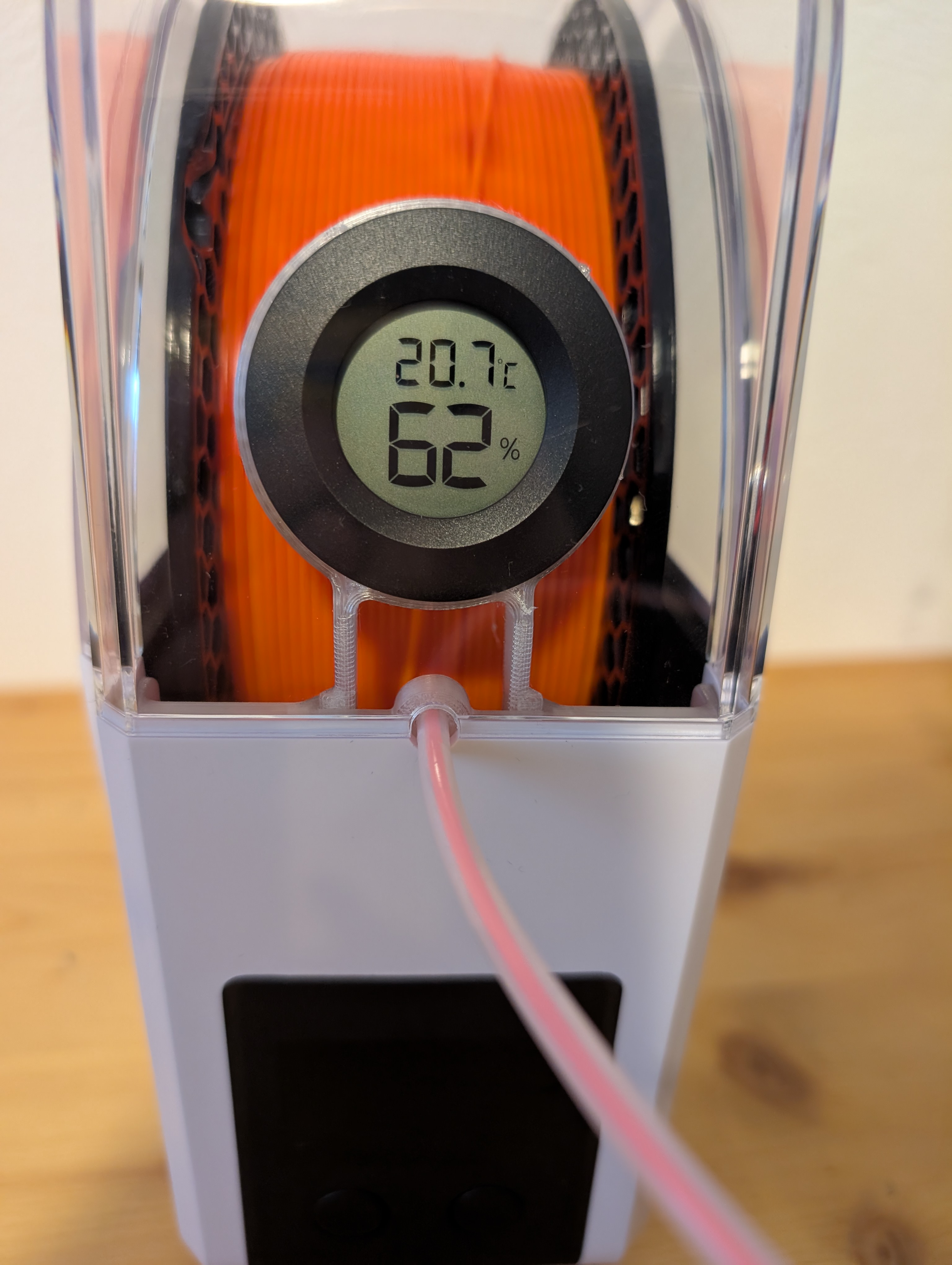 Hygrometer Mount with pressfit PTFE mount