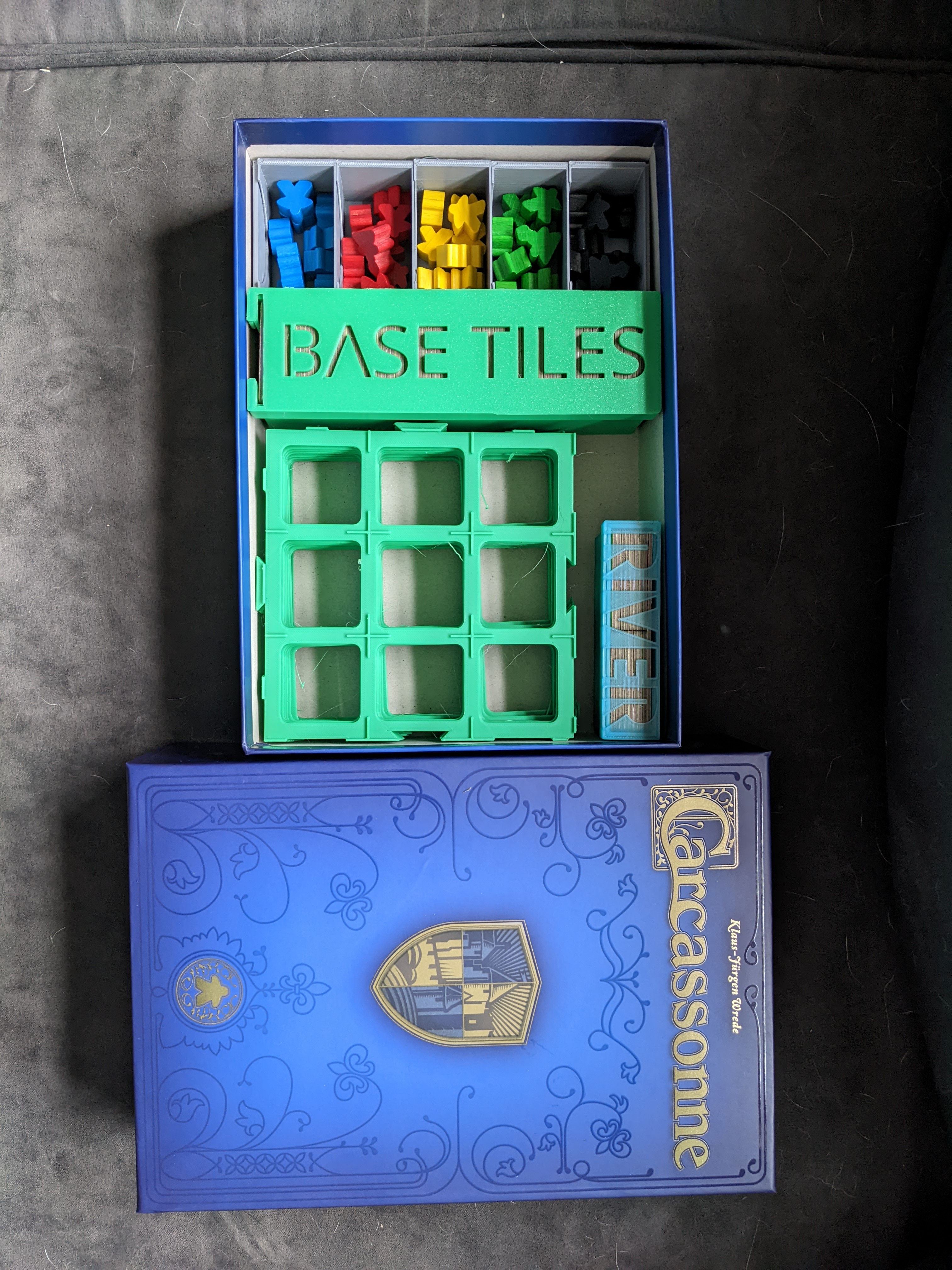 Carcassone 20th Anniversary box organizer