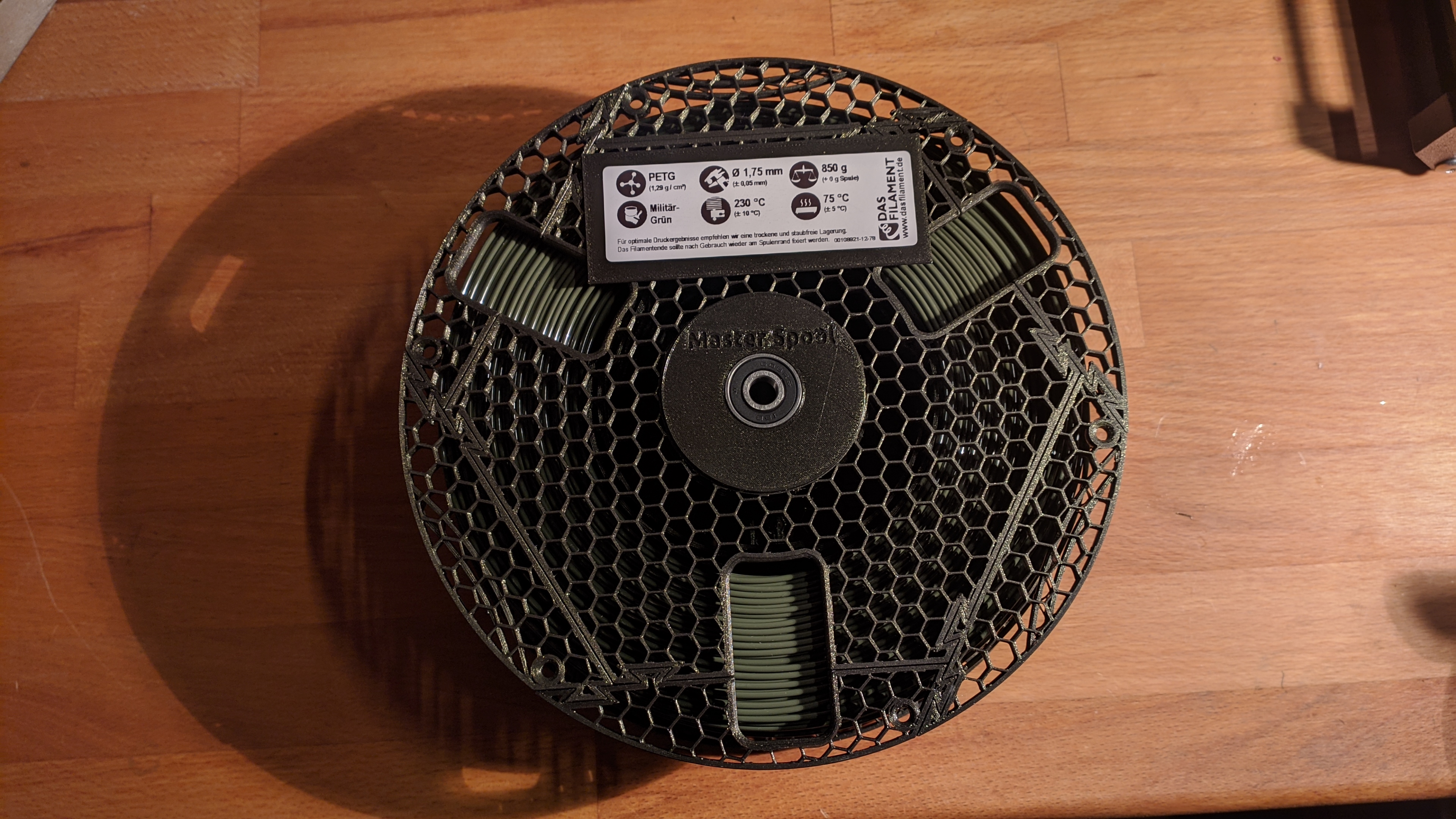 Master Spool Prusa Mini Edition Das Filament Remix HexagonRemix