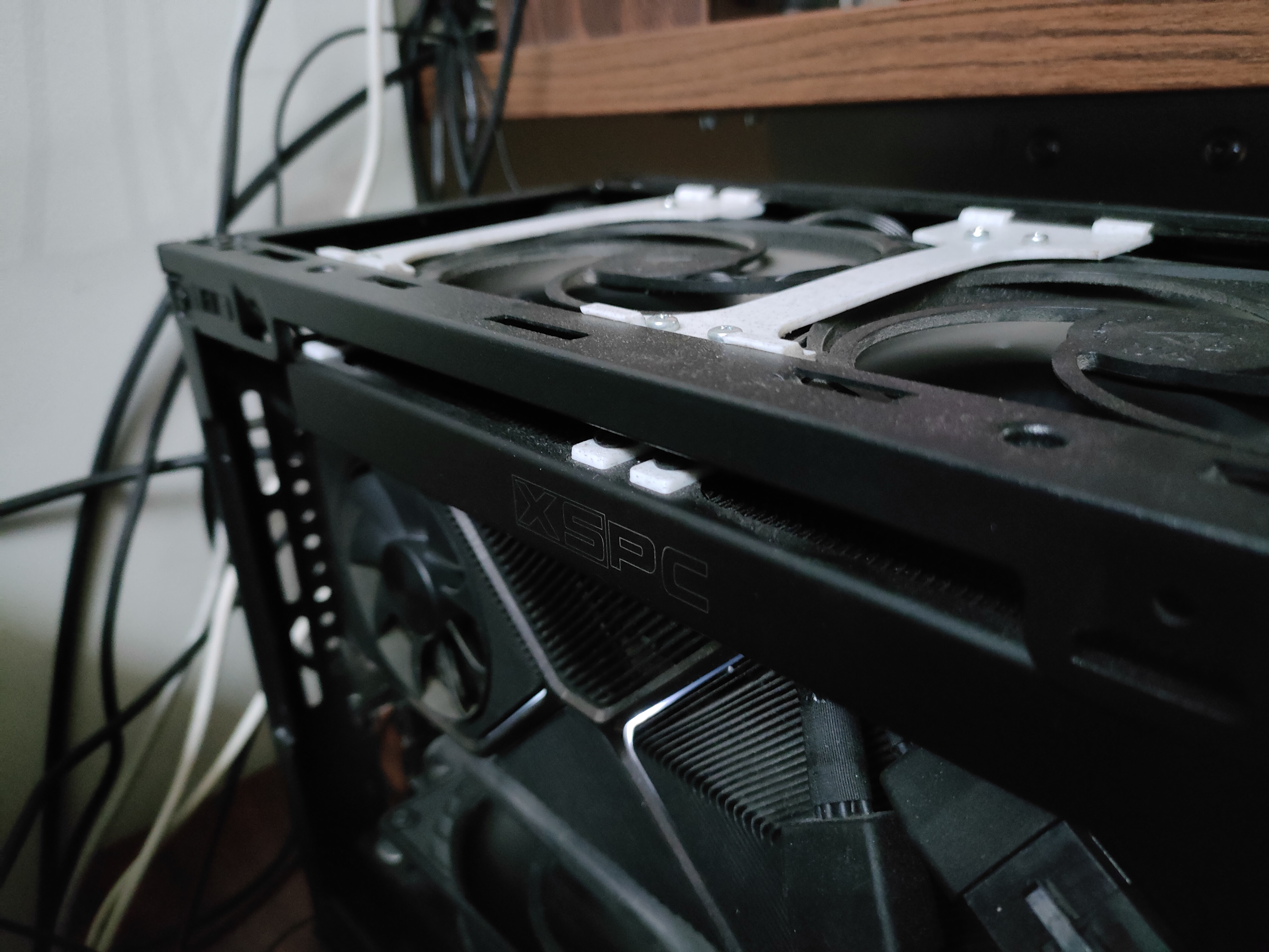 NR200 top and bottom radiator mounts