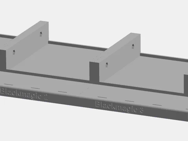 1U Rackmount for Blackmagic MiniConverter