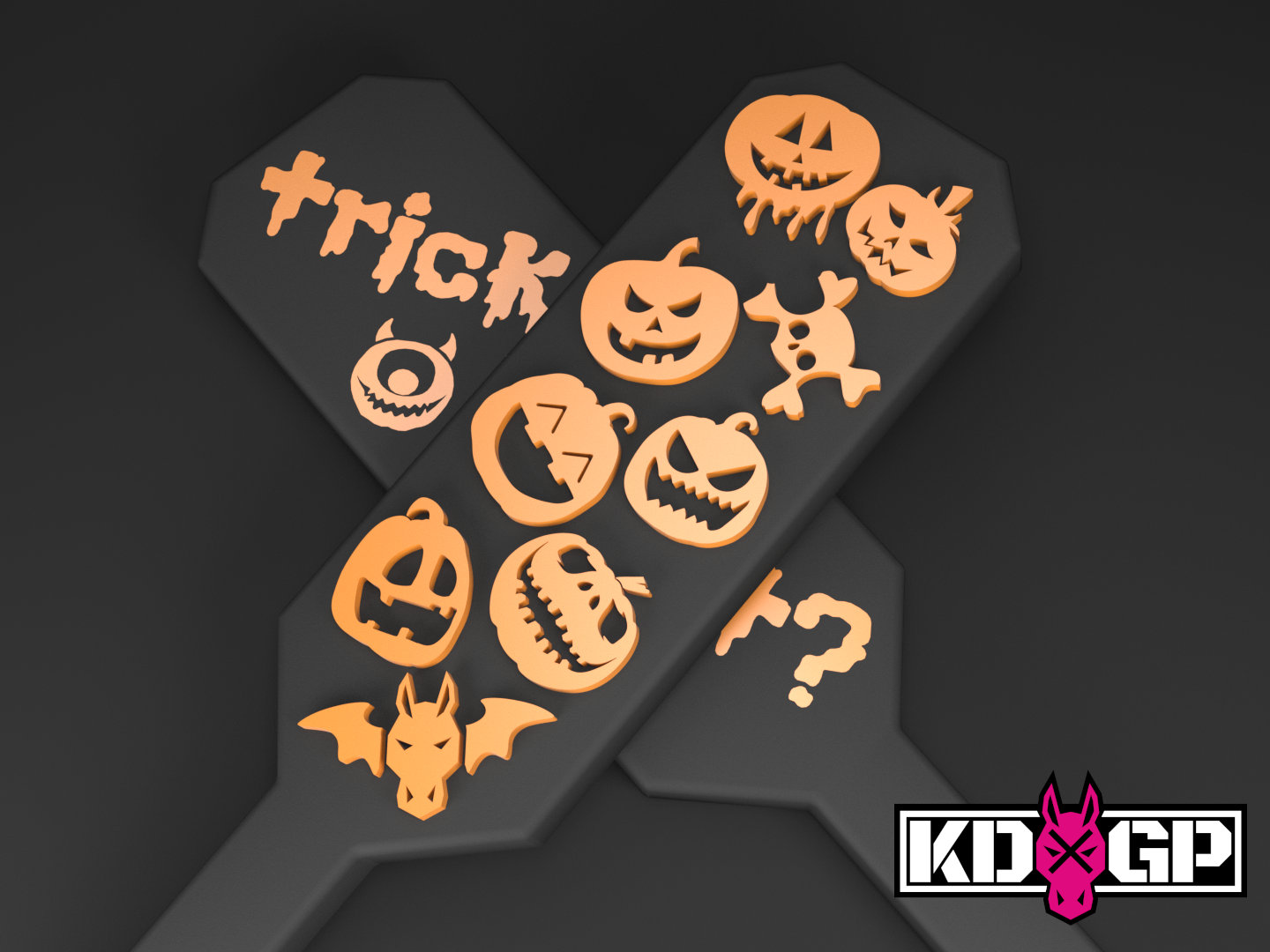 ITAI.KAWAI.2 - 'Scary' Halloween Spanking Paddle