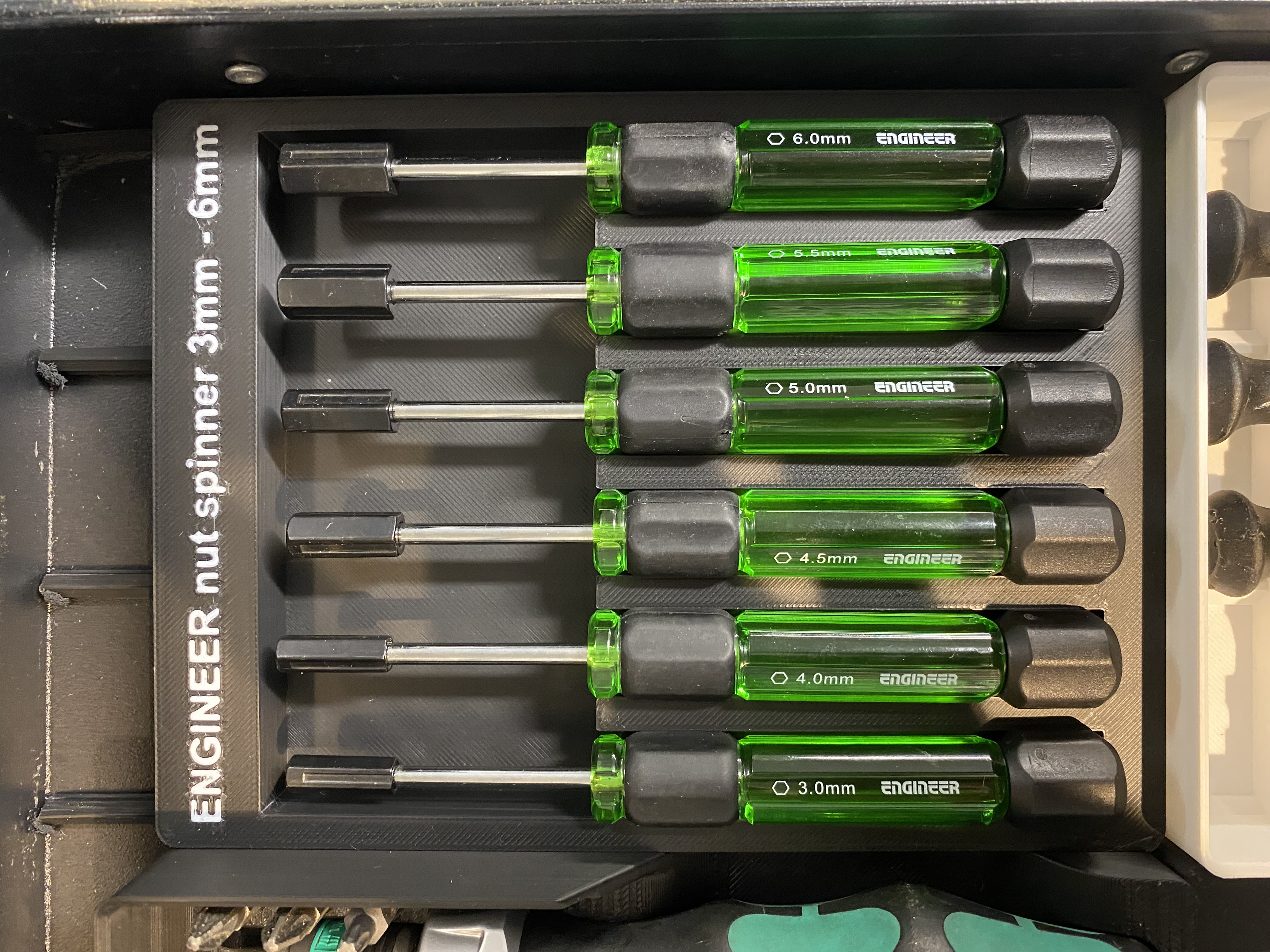 ENGINEER DK-14 nut spinner set - gridfinity